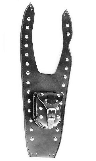 Koža na nádrž pre Suzuki VL 800 Volusia - čierna vybíjaná