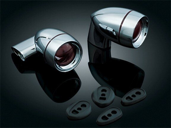 UNIVERSAL RED SINGLE CIRCUIT TURN SIGNALS