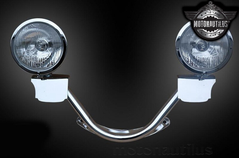 MOTON - Rampa na prídavné svetlá + LED svetlá pre YAMAHA MIDNIGHT STAR 1300 V STAR