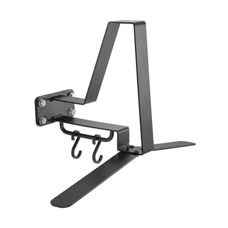 Nástenný držiak na moto oblečenie - čierny