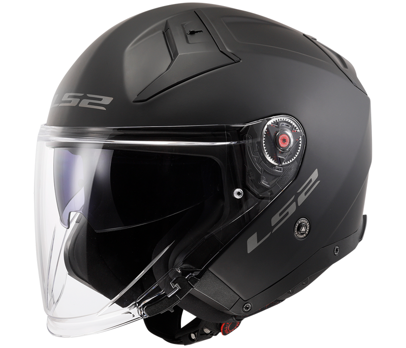 LS2 - Otvorená helma na motocykel OF603 INFINITY II SOLID MATT BLACK-06