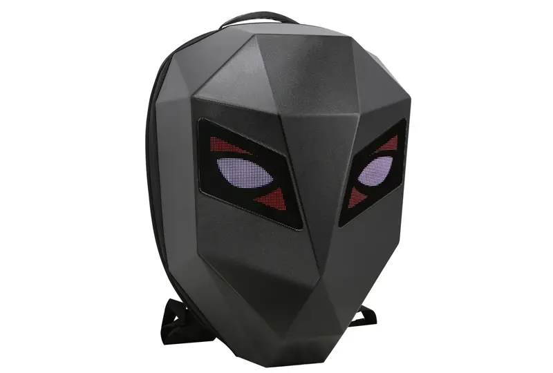 Motocyklový batoh Iron Man s programovateľnými LED displejmi