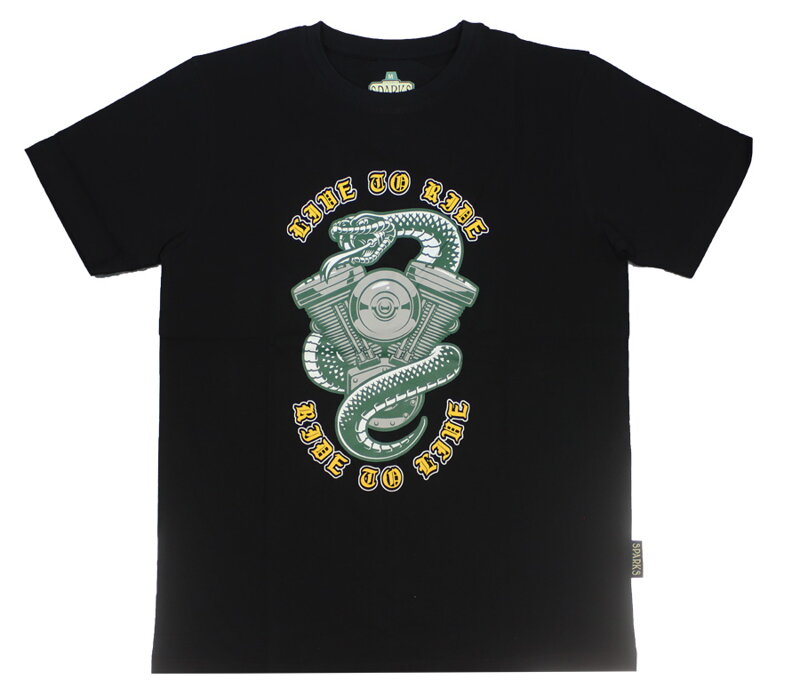 Sparks - Holly Pánske motorkárske tričko - čierne