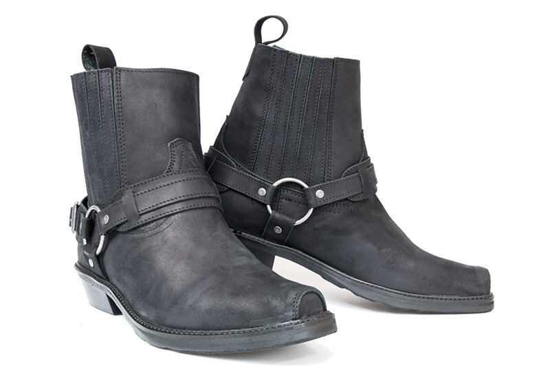 Model 140 - Pánske kožené čižmy na motocykel