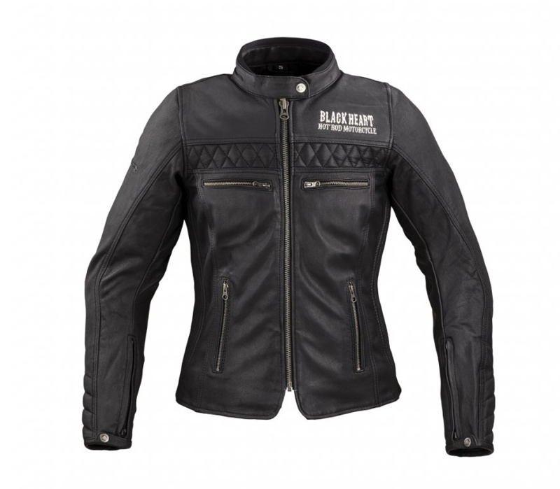 Dámská kožená moto bunda W-TEC Black Heart Raptura - čierna