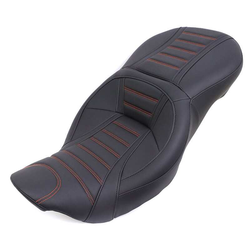 Jednodielne / Dvojmiestne kožené sedlo pre Harley Davidson Touring 2009-2025