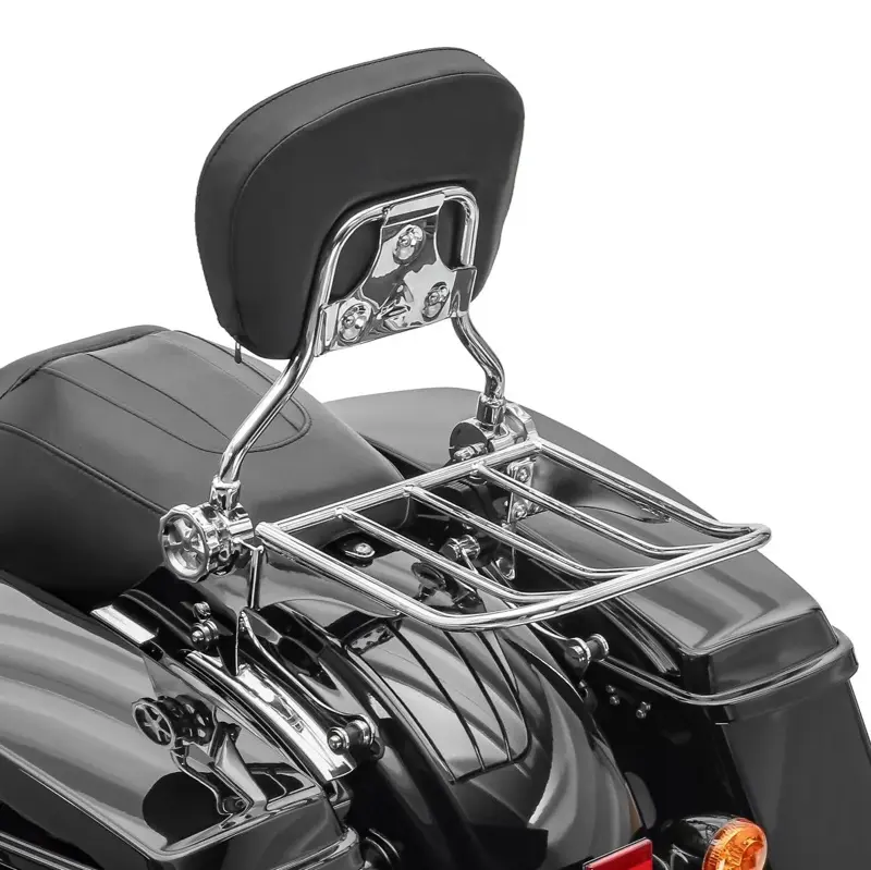 Chrómovaná opierka spolujazdca s nosičom pre Harley Davidson Touring 2014-2024