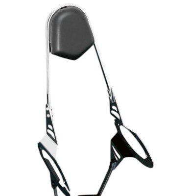 Wide - Chrómovaná opierka spolujazdca pre Kawasaki Vulcan VN900 Custom / Classic