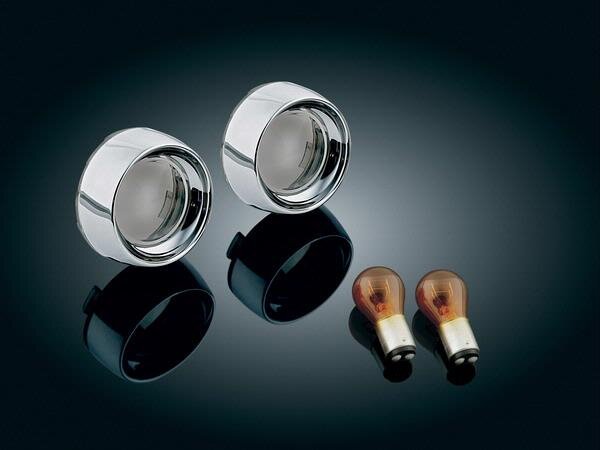 Sklíčka zadných smeroviek pre Hondu / Kawasaki zatmavené