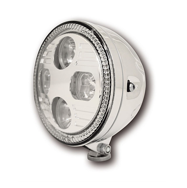 LED - "E" Hlavné motocyklové svetlo s priemerom 146mm