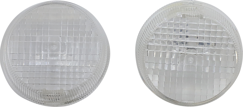 Sklíčka smeroviek pre motocykle Honda a Kawasaki - číre