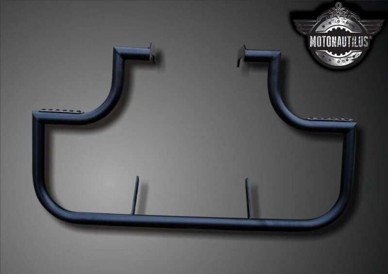 CUSTOM - Čierny predný padací rám s predkopmi pre Yamaha XVS 1300 Midnight Star