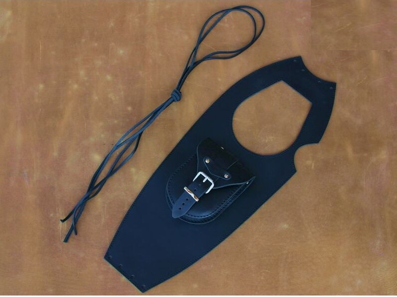 Koža na nádrž pre Suzuki LS 650 Savage - čierna hladká