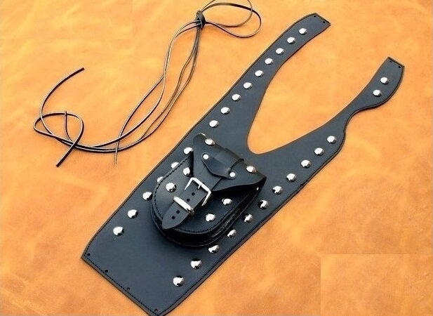 Koža na nádrž pre Kawasaki VN800 Vulcan - čierna vybíjaná