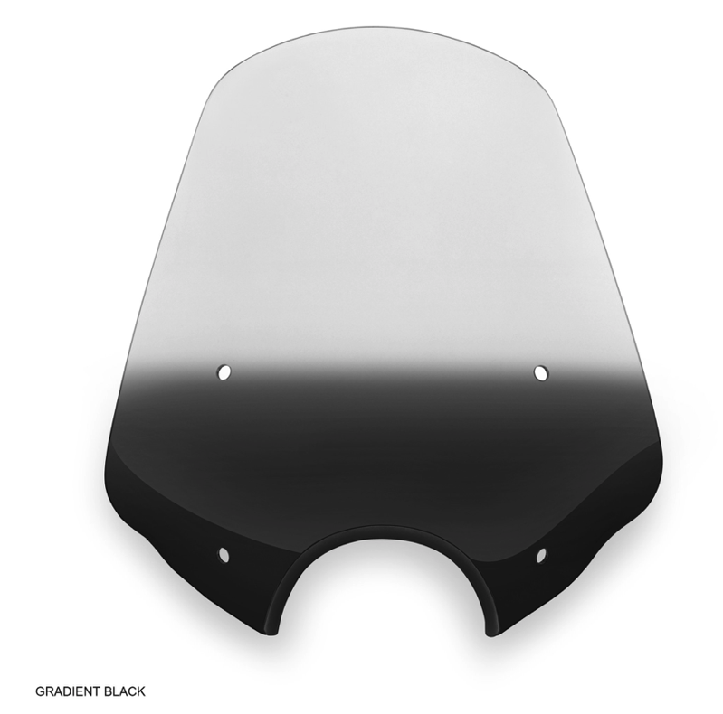 Motocyklové plexisklo El Paso pre Honda CMX Rebel 500 2017-2023 - čierne 