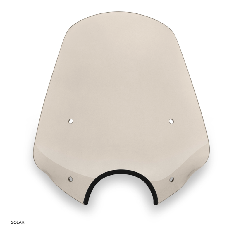 Motocyklové plexisklo Big Shot pre Honda CMX Rebel 500 2017-2023 - priesvitné cca 72%