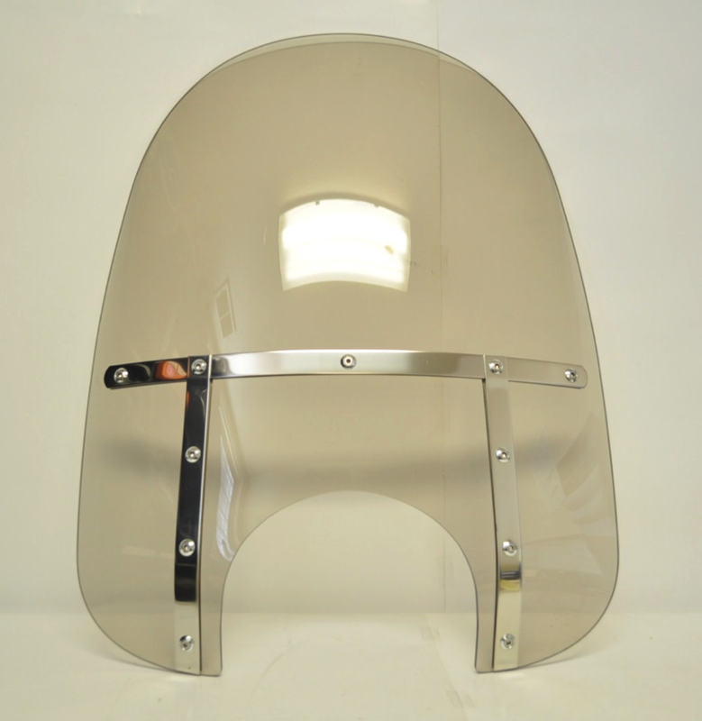 Motocyklové plexisklo 21" - číre