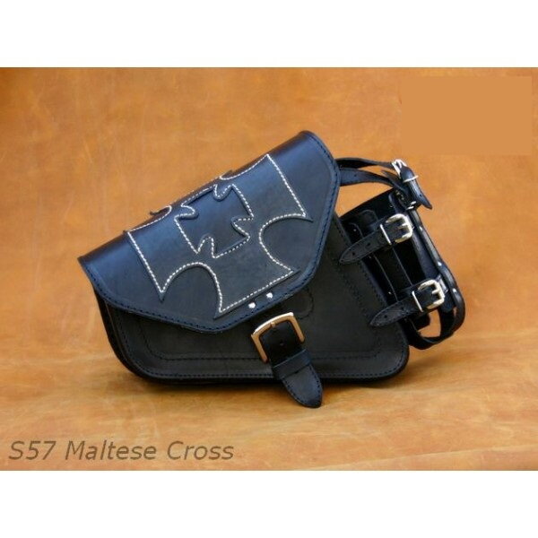 Kožená bočná brašňa Harley Davidson Sportster ľavá 1ks (S57A)