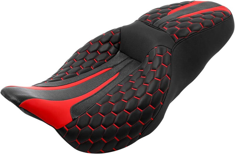 Jednodielne kožené sedlo pre Harley Davidson Touring 2009-2020