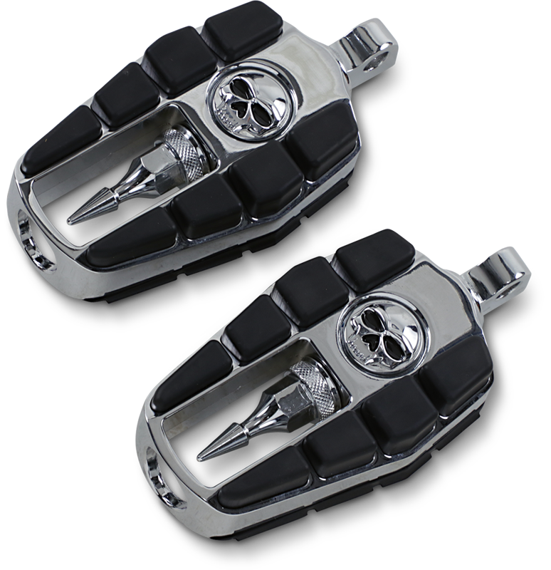 Kuryakyn - Zombie univerzálne chrómované stupačky na motocykle