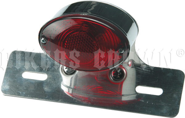 EMGO 62-21604 ZADNÉ SVETLO CHRÓM S DRŽIAKOM NA ŠPZ