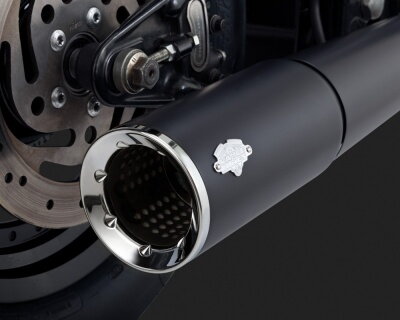 Čierny Vance & Hines výfuk PRO PIPE BLACK pre Harley-Davidson