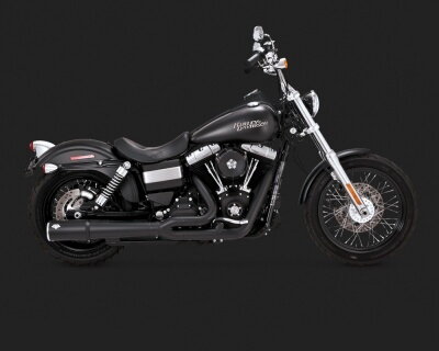 Čierny Vance & Hines výfuk PRO PIPE BLACK pre Harley Davidson