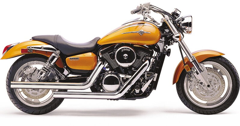 Dragsters Kompletný výfukový systém pre Kawasaki Vulcan 1600 Mean Streak (04-08) / 4619T