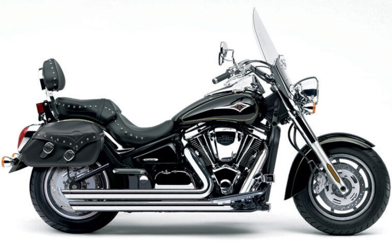 Speedster Slashdown - Kompletný výfukový systém pre Kawasaki Vulcan 2000 Classic LT (06-10) / 4823