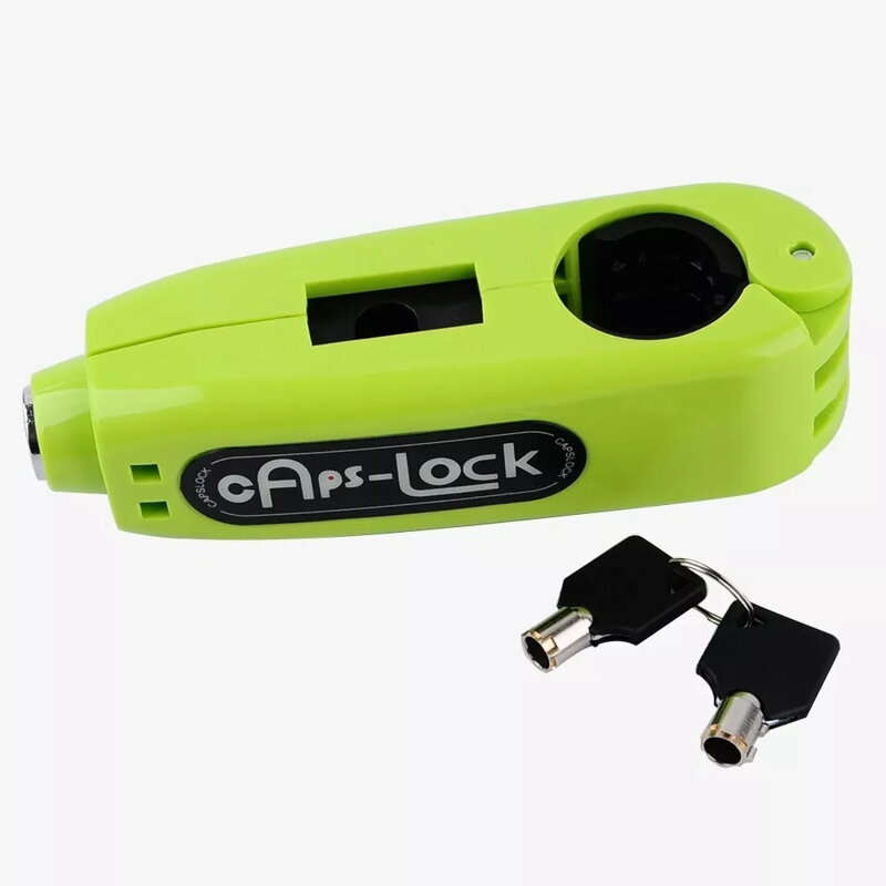 Zámok na brzdovú páčku pre motocykle - zelený