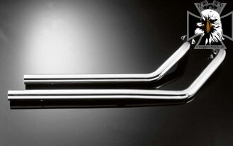 Kompletný otvorený výfukový systém Highway Hawk DOUBLE WALL pre motocykle SUZUKI M1500 Intruder / Boulevard M90.. 653-074