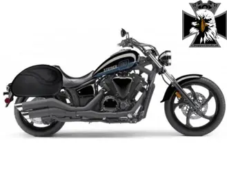 Kožené bočné kufre vhodné na Yamaha XV 1300 Stryker 