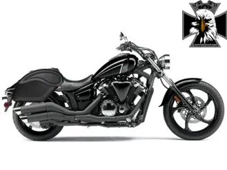 Kožené bočné kufre vhodné na Yamaha XV 1300 Stryker