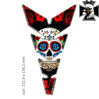 Polep palivovej nádrže / tankpad Print - MOON Slim Mexican Tattoo