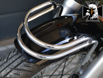 Chrómový rám na predný blatník pre YAMAHA VIRAGO 125