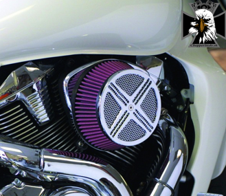 Chrómovaný vzduchový filter Suzuki VZR1800 / M109R