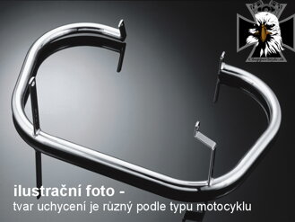 Predný padací rám 32mm Highway Hawk pre motocykle YAMAHA XVS650 a V-Star 650, chróm 592-014