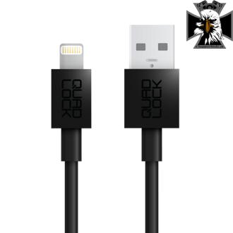 Quad Lock - USB  Kábel na mobilný telefón Apple iPhone