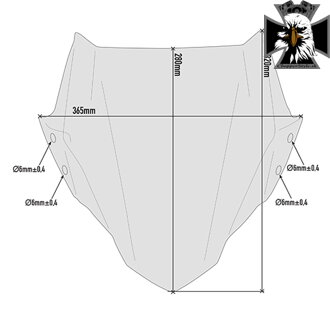 GIVI PLEXI HONDA CB500F (2019-)/CF MOTO 650 NK (21) 1176A