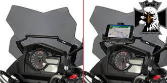 GIVI DRŽIAK NAVIGÁCIE POD PLEXI SUZUKI DL 650 V -STROM (17-20) FB3112