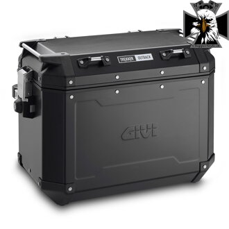 GIVI BOČNÉ KUFRE TREKKER OUTBACK ČIERNE 48L LAVY + 37L PRAVÝ OBKN4837BPACK2