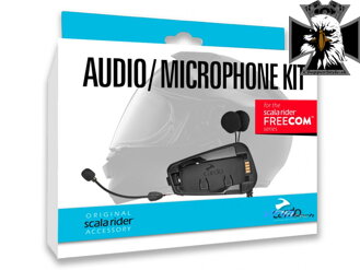 Cardo - Audio / mikrofon kit freecom 1/2/4 pre integrálne a otvorené helmy
