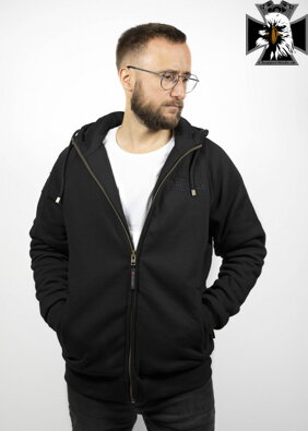 John Doe - Pánska motorkárska mikina MENS HOODIE BLACK