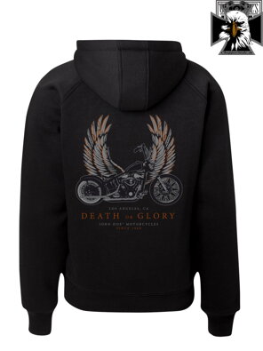 John Doe - Motorkárska mikina ZIP HOODIE WINGS JDH7004