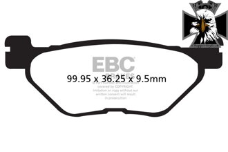EBC - Zadné brzdové platničky pre Yamaha XVS 1300 Midnight Star