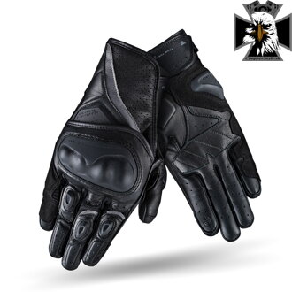 Shima Spark 2.0 - Pánske kožené rukavice na motorku - čierne