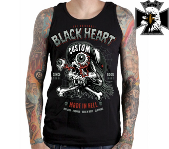Pánske Tielko BLACK HEART FULL PUNK  