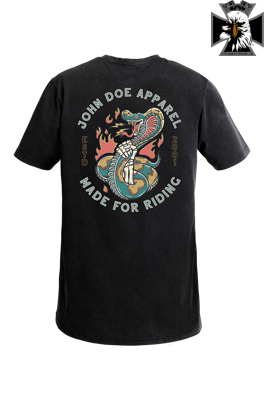 John Doe - Motorkárske tričko T-SHIRT SNAKE II