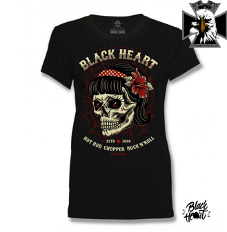 Dámske motorkárske tričko BLACK HEART SARINA