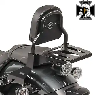 Opierka spolujazdca s nosičom pre Yamaha XV 950 / R 14-22 čierna